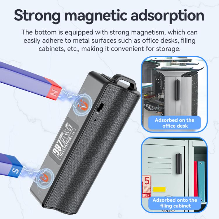 JNN Q70P Display OLED, magnetico, riduzione del rumore, registrazione vocale, penna, supporto per il controllo tramite app, 8GB, 16GB, 32GB, 64GB, 128GB