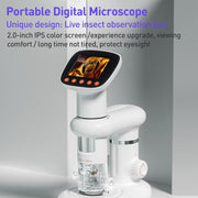 Microscopio elettronico digitale da tavolo CM3 con schermo IPS da 2,0 pollici e ingrandimento 1000x., CM3