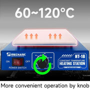 Piattaforma di riscaldamento termostatica a controllo numerico intelligente Mechanic HT-18, US Plug, EU Plug, UK Plug