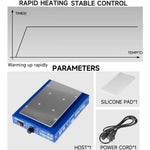 Piattaforma di riscaldamento termostatica a controllo numerico intelligente Mechanic HT-18, US Plug, EU Plug, UK Plug