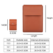 PU05 Custodia in pelle con custodia per il trasporto con custodia piccola, for 13.3 inch Laptop, for 14.1 inch Laptop, for 15.4 inch Laptop