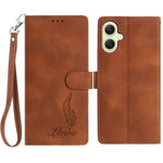 Custodia per telefono in similpelle con effetto piuma goffrato, piacevole al tatto., For Samsung Galaxy A57 5G, For Samsung Galaxy A37 5G, For Samsung Galaxy A06 5G