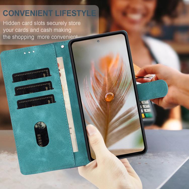 Custodia per telefono in similpelle con effetto piuma goffrato, piacevole al tatto., For Samsung Galaxy A56 5G, For Samsung Galaxy A26 5G, For Samsung Galaxy A36 5G