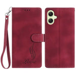 Custodia per telefono in similpelle con effetto piuma goffrato, piacevole al tatto., For Samsung Galaxy A16 4G, For Samsung Galaxy A06 4G, For Samsung Galaxy A15 5G