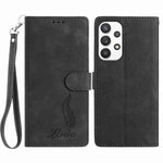 Custodia per telefono in similpelle con effetto piuma goffrato, piacevole al tatto., For Samsung Galaxy A24 4G, For Samsung Galaxy A23 5G, For Samsung Galaxy A34 5G