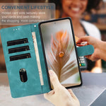 Custodia per telefono in similpelle con effetto piuma goffrato, piacevole al tatto., For Samsung Galaxy A54 5G, For Samsung Galaxy A14 5G, For Samsung Galaxy A04s / A13 5G