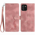 Custodia per telefono in similpelle con effetto piuma goffrato, piacevole al tatto., For Samsung Galaxy A03, For Samsung Galaxy A13 4G, For Samsung Galaxy A22 4G