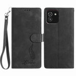 Custodia per telefono in similpelle con effetto piuma goffrato, piacevole al tatto., For Samsung Galaxy A03, For Samsung Galaxy A13 4G, For Samsung Galaxy A22 4G