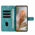 Custodia per telefono in similpelle con effetto piuma goffrato, piacevole al tatto., For Samsung Galaxy A57 5G, For Samsung Galaxy A37 5G, For Samsung Galaxy A06 5G