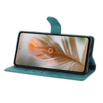 Custodia per telefono in similpelle con effetto piuma goffrato, piacevole al tatto., For Samsung Galaxy A57 5G, For Samsung Galaxy A37 5G, For Samsung Galaxy A06 5G