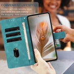 Custodia per telefono in similpelle con effetto piuma goffrato, piacevole al tatto., For Samsung Galaxy A57 5G, For Samsung Galaxy A37 5G, For Samsung Galaxy A06 5G
