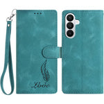 Custodia per telefono in similpelle con effetto piuma goffrato, piacevole al tatto., For Samsung Galaxy A57 5G, For Samsung Galaxy A37 5G, For Samsung Galaxy A06 5G