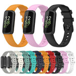 Cinturino in silicone tinta unita xDfind per Fitbit Inspire 3., S, L
