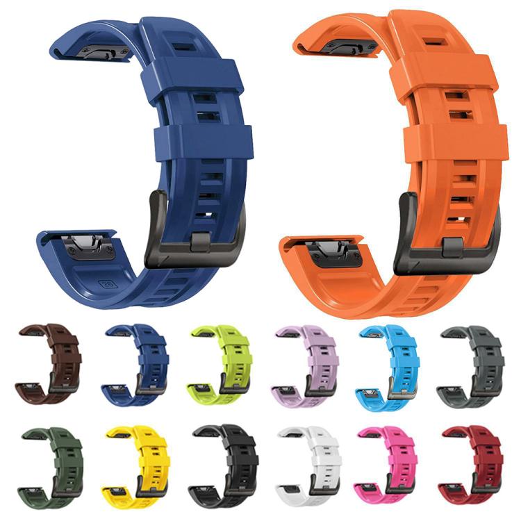 Cinturino per orologio sportivo in silicone xDfind, tinta unita., For Gamin 22mm
