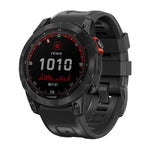 Cinturino per orologio sportivo in silicone xDfind, tinta unita., For Gamin 26mm