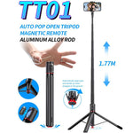 Selfie stick con treppiede automatico e telecomando Bluetooth