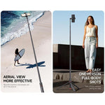 Selfie stick con treppiede automatico e telecomando Bluetooth