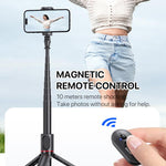 Selfie stick con treppiede automatico e telecomando Bluetooth