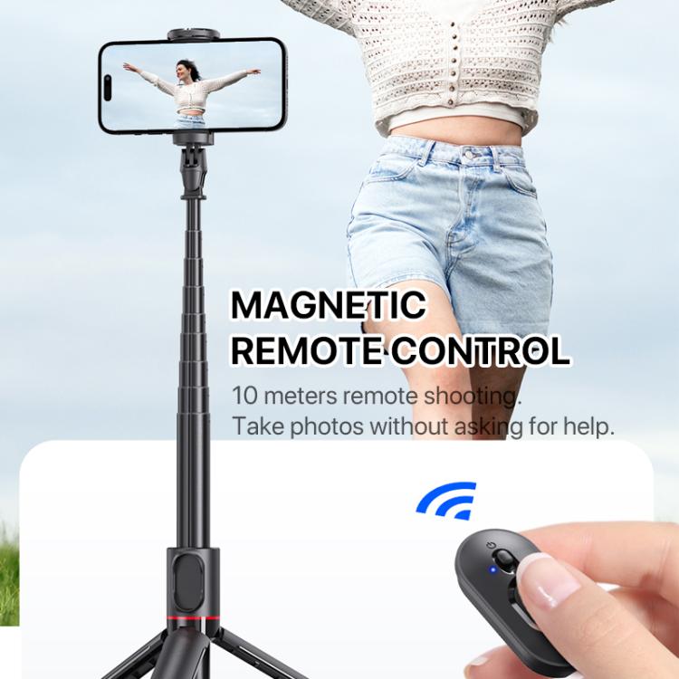 Selfie stick con treppiede automatico e telecomando Bluetooth