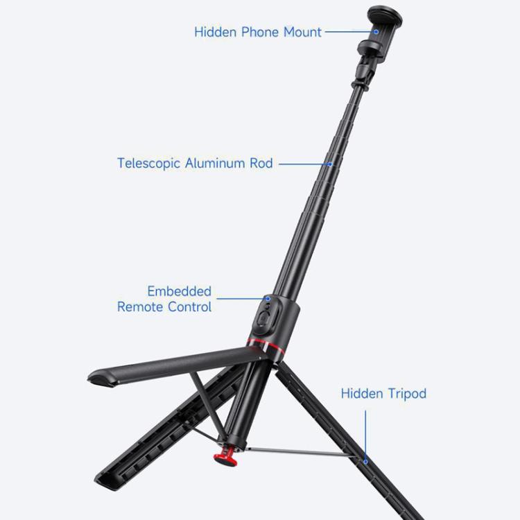 Selfie stick con treppiede automatico e telecomando Bluetooth