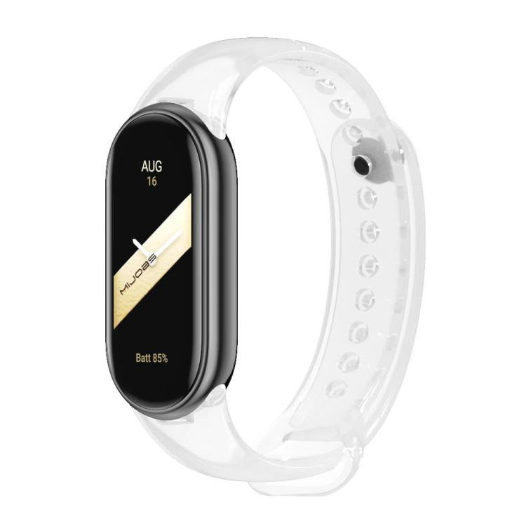 Cinturino per orologio in silicone tinta unita con fibbia in metallo xDfind, For Xiaomi Smart Band 10 / 9 / 8
