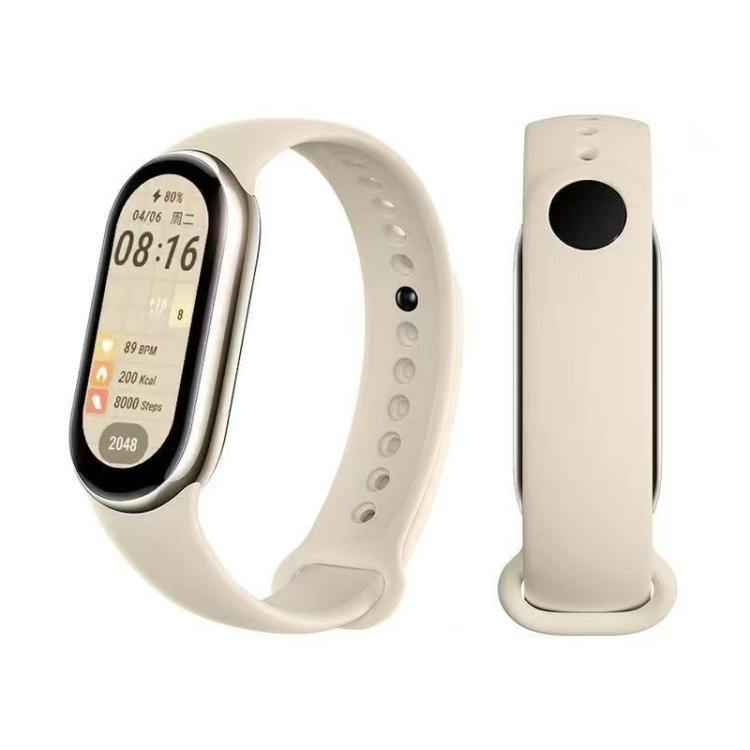 Cinturino per orologio in silicone tinta unita con fibbia in metallo xDfind, For Xiaomi Smart Band 10 / 9 / 8
