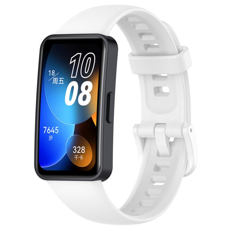 Cinturino per orologio in silicone lucido con bottone a chiodo xDfind, For Huawei Band 10 / 9 / 8