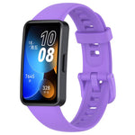 Cinturino per orologio in silicone lucido con bottone a chiodo xDfind, For Huawei Band 10 / 9 / 8