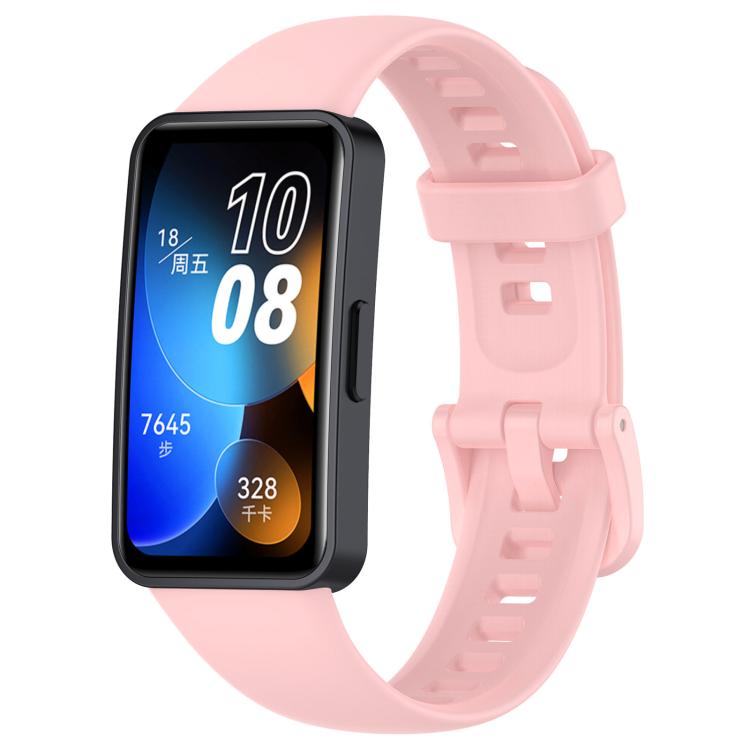 Cinturino per orologio in silicone lucido con bottone a chiodo xDfind, For Huawei Band 10 / 9 / 8