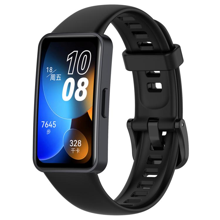Cinturino per orologio in silicone lucido con bottone a chiodo xDfind, For Huawei Band 10 / 9 / 8