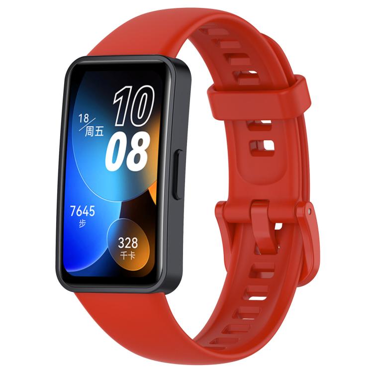 Cinturino per orologio in silicone lucido con bottone a chiodo xDfind, For Huawei Band 10 / 9 / 8