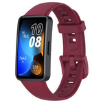 Cinturino per orologio in silicone lucido con bottone a chiodo xDfind, For Huawei Band 10 / 9 / 8