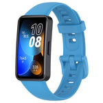 Cinturino per orologio in silicone lucido con bottone a chiodo xDfind, For Huawei Band 10 / 9 / 8