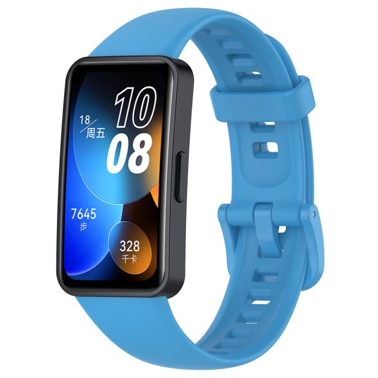 Cinturino per orologio in silicone lucido con bottone a chiodo xDfind, For Huawei Band 10 / 9 / 8