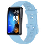 Cinturino per orologio in silicone lucido con bottone a chiodo xDfind, For Huawei Band 10 / 9 / 8