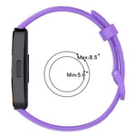 Cinturino per orologio in silicone lucido con bottone a chiodo xDfind, For Huawei Band 10 / 9 / 8