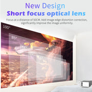 T300 25ANSI LED Proiettore di giochi multimediali per la casa portatile, US Plug