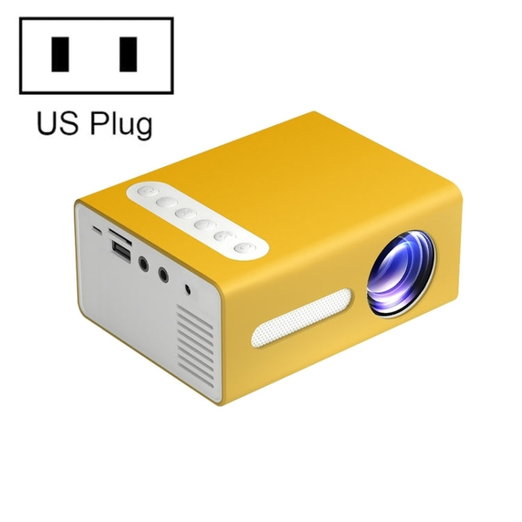 T300 25ANSI LED Proiettore di giochi multimediali per la casa portatile, US Plug