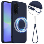 Custodia per telefono MagSafe in silicone antiurto, For Galaxy A17 / F17 / M17 / A18, For Samsung Galaxy A57 5G, For Samsung Galaxy A37 5G, For Galaxy A27 5G, For Samsung Galaxy A36 / A56 5G, For Samsung Galaxy A26 5G