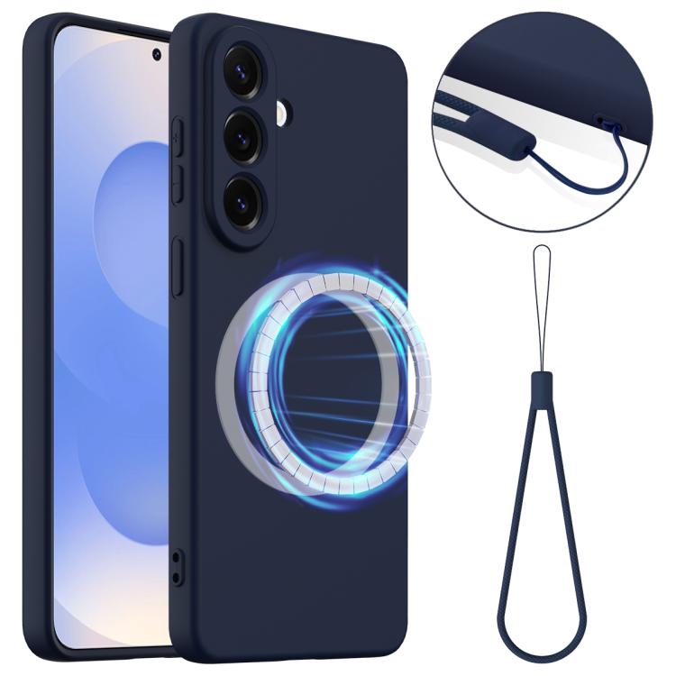 Custodia per telefono MagSafe in silicone antiurto, For Galaxy A17 / F17 / M17 / A18, For Samsung Galaxy A57 5G, For Samsung Galaxy A37 5G, For Galaxy A27 5G, For Samsung Galaxy A36 / A56 5G, For Samsung Galaxy A26 5G