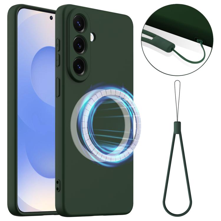 Custodia per telefono MagSafe in silicone antiurto, For Galaxy A17 / F17 / M17 / A18, For Samsung Galaxy A57 5G, For Samsung Galaxy A37 5G, For Galaxy A27 5G, For Samsung Galaxy A36 / A56 5G, For Samsung Galaxy A26 5G