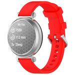 Cinturino per orologio in silicone con fibbia a sgancio rapido argentata xDfind, For Garmin Lily 2