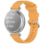 Cinturino per orologio in silicone con fibbia a sgancio rapido argentata xDfind, For Garmin Lily 2