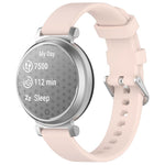Cinturino per orologio in silicone con fibbia a sgancio rapido argentata xDfind, For Garmin Lily 2