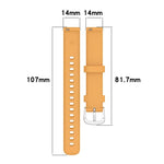 Cinturino per orologio in silicone con fibbia a sgancio rapido argentata xDfind, For Garmin Lily 2