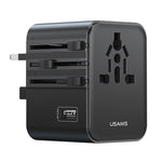 Caricabatterie da viaggio USAMS 17W USB-C e USB-A