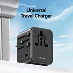 Caricabatterie da viaggio USAMS 17W USB-C e USB-A