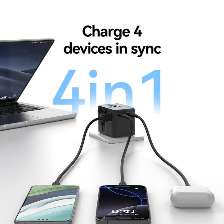 Caricabatterie da viaggio USAMS 17W USB-C e USB-A