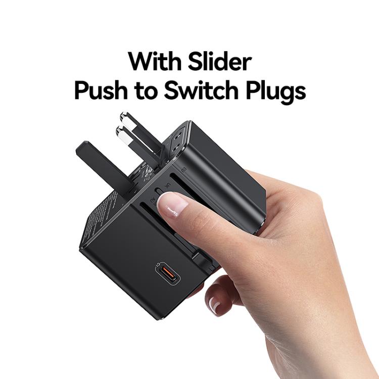 Caricabatterie da viaggio USAMS CC310 70W 3 USB-C 2 USB-A