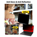2pcs 9H Anti-peeping Explosion-proof Tempered Glass Film, For Fujitsu FMV Lite WA1 15.6